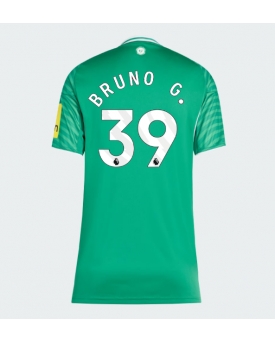 Newcastle United Bruno Guimaraes #39 Maglia Gara Trasferta Repliche 2025-26 Donna Maniche Corte